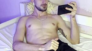 i stroke my muscular cock hard shooting thick milk loads just for you