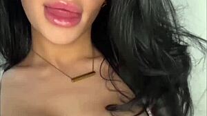 horny american exchange student girlfriend teases with squirting solo play