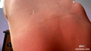 pov: kneel and suck these perfect nylon pantyhose toes while goddess dominates your face