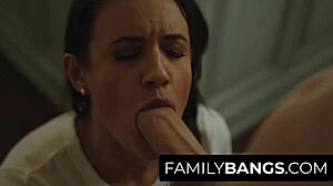stressed penny barber catches messy van wylde wrecking home and fucks him senseless on familybangs