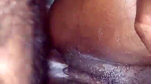 i pound her hairy pussy with monster cock till she squirts begs creampie and cums nonstop