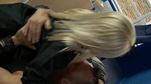 michelle thorne craves facials from well-hung studs pounding her shaved pussy