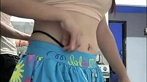 amateur strokes huge cock fantasizing about fucking stepsis in her sexy skirt