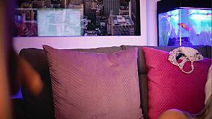 sexy chubby blonde deepthroats cock then gets fucked hard