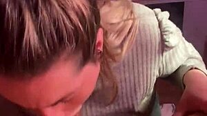 hermoso día chupando polla con final feliz 😍💦 homemade deepthroat