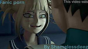 whoa! deku's toga face craves that monster cock blowjob creampie kiss explosion!