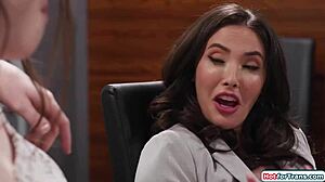 Busty Shemale Autumn Falls for Teacher Casey's Outdoor Commands