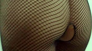 mina luxx ruined nylons soaked in cum after monster cock interracial pounding