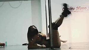 Argentinian Doctor's Heart Races Showing Juicy Ass on Hospital Pole