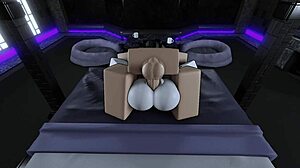 Seducing Shy Friend to Facial Cum on Roblox Play