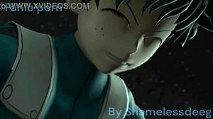 whoa! deku's toga face craves that monster cock blowjob creampie kiss explosion!