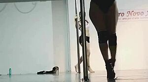 Argentinian Doctor's Heart Races Showing Juicy Ass on Hospital Pole