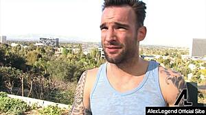 VyXen Steele's Nympho Mouth Devours Alex's French Cock Cum!