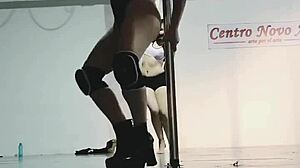 Argentinian Doctor's Heart Races Showing Juicy Ass on Hospital Pole