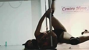 Argentinian Doctor's Heart Races Showing Juicy Ass on Hospital Pole