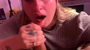 hermoso día chupando polla con final feliz 😍💦 homemade deepthroat