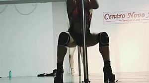 Argentinian Doctor's Heart Races Showing Juicy Ass on Hospital Pole