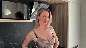 roommate slips me viagra then bends over kitchen table for wild countertop pounding session