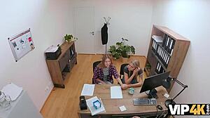 Zlata Shine Cheats on Girlfriend with Boss's Huge Cock in Hot POV Fuck