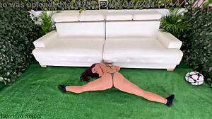 Cheyla Collins back for GYM anal gaping on BIG BLACK COCKS!