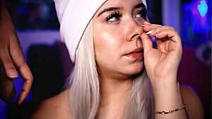 sexy chubby blonde deepthroats cock then gets fucked hard