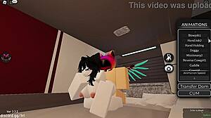 roblox rivals switch to bent-over blowjobs cowgirl rides and creampie finishes