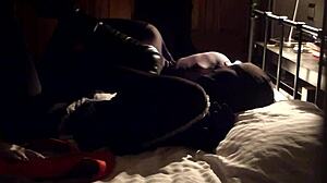 they slip into zentai suits for kinky maid bondage fun