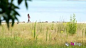 i'm spying on natalii quinn's big tits ass hunt for cock at madrid beach reservoir fakings style