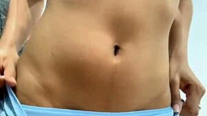 Young Latina Babe Reveals Petite Body in Solo Masturbation Orgasm