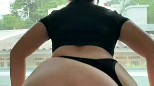 She grinds on her stepbro till he fills her with hot cum inside