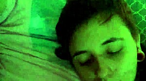 Girlfriend Slut Gags on Boyfriend's Fat Cock Cum Mouth