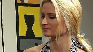 ever wondered how this beautiful european girl handles her first intense scene?