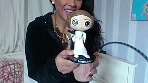 maxine x pounds her fat pussy lips and massive tits hard