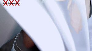 horny african teen student bends for classmate's big cock doggystyle during study