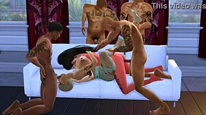 Milf Tonja And Teen Chunga Wrecked By Monster Black Cocks