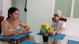 mi hermanastra squirts wildly from hardcore pussy licking and fucking