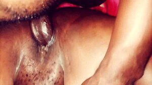 my chocolate pussy stretched by huge black cock doggystyle