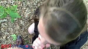 hot teen pov outdoor blowjob cumshot swallows 😏💦