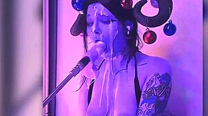 DEVIL CUM-FILLED PASSIONATELY SUCKS DEVILISH COCKS!