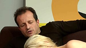 ever wondered how this beautiful european girl handles her first intense scene?