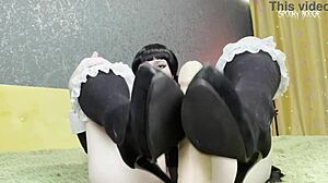 hey wednesday addams gives you joi shoejob then deep sucks till you cum hard