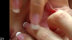 Euro Bitch Bambi Fingers Gaping Pussy Ass in Stockings Heels Solo