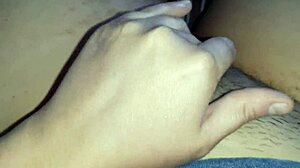 mmm watch this milf rub her big swollen hairy clit till juicy orgasm cums