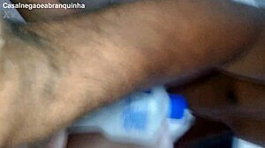 shoved it deep in her ass and the slut came like crazy already