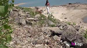 i'm spying on natalii quinn's big tits ass hunt for cock at madrid beach reservoir fakings style