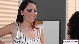 busty babe tribs hairy ebony bff's wet pussy in secret