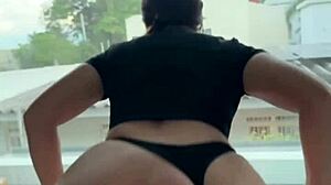 She grinds on her stepbro till he fills her with hot cum inside