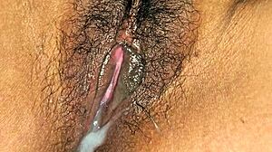 Latina Milf's Close-Up Wet Pussy Dripping to Creamy Husband Fuck Ending