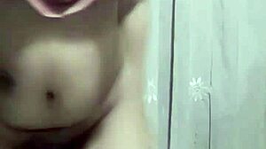 hijab guru strips naked dances sexy empty house