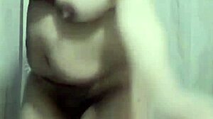 hijab guru strips naked dances sexy empty house